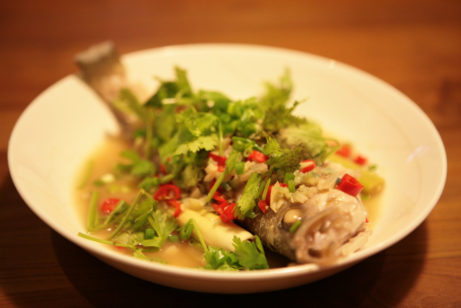 Thai Steam Fish 泰式蒸鱼