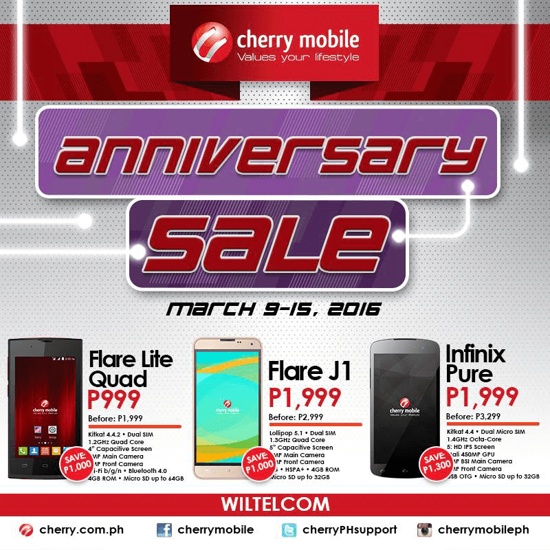 Cherry Mobile Sale Announced! Get The Octa Core Powered