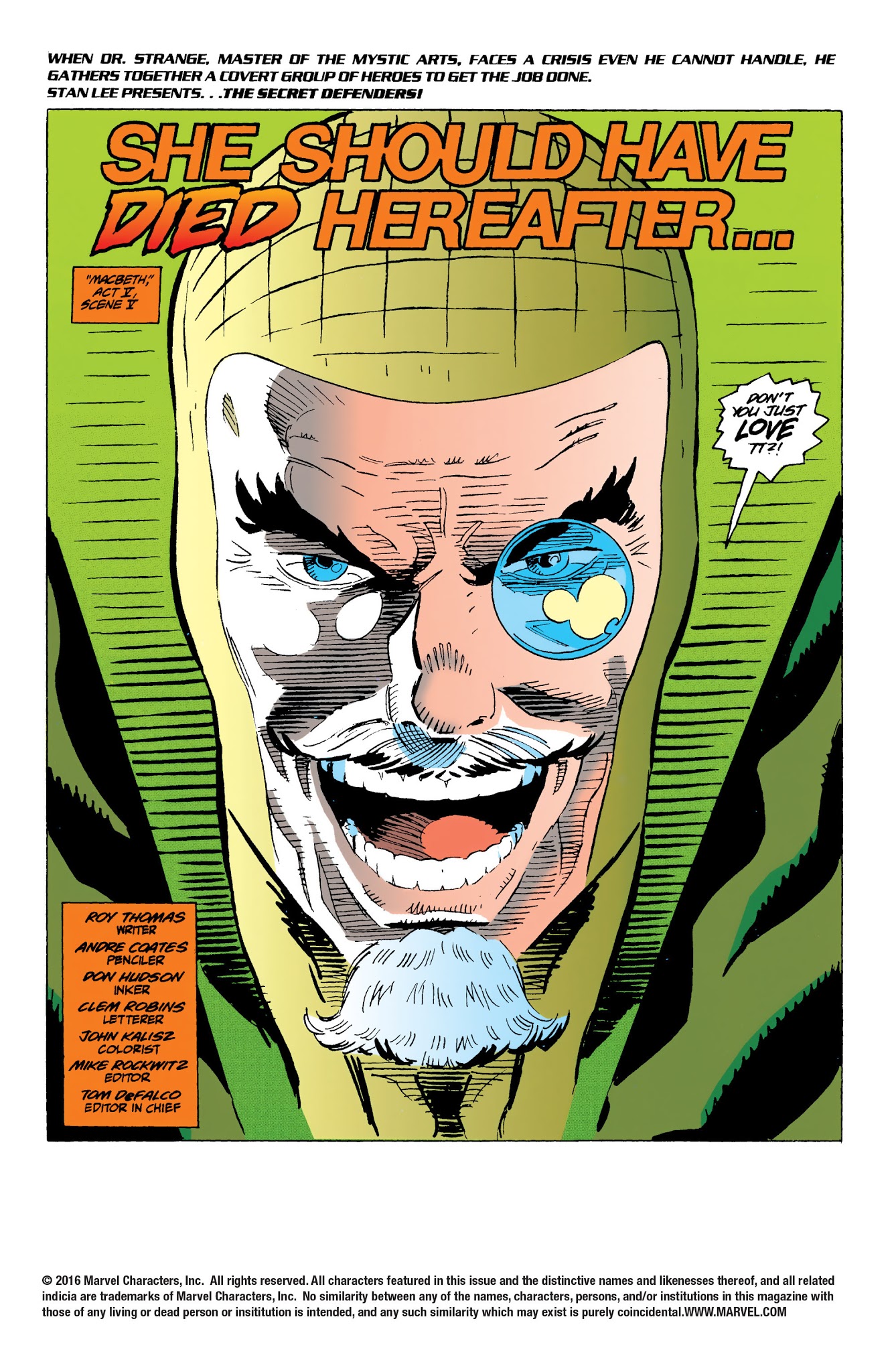 Read online Secret Defenders comic -  Issue # _TPB - 167