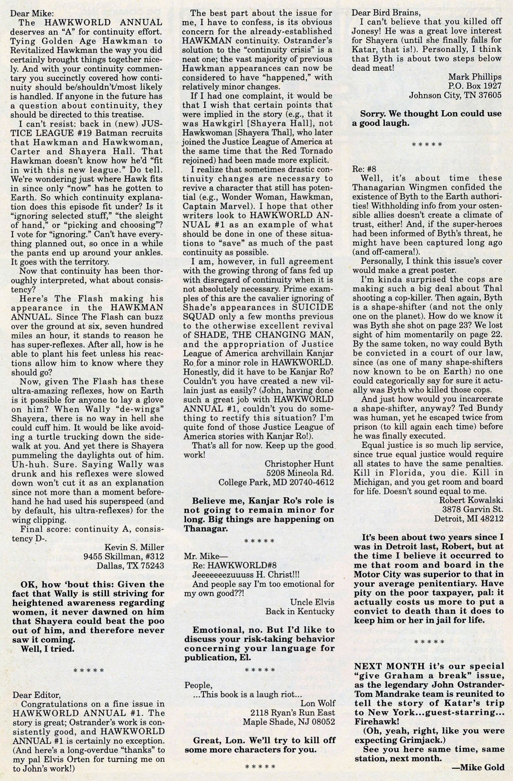 Read online Hawkworld (1990) comic -  Issue #12 - 27
