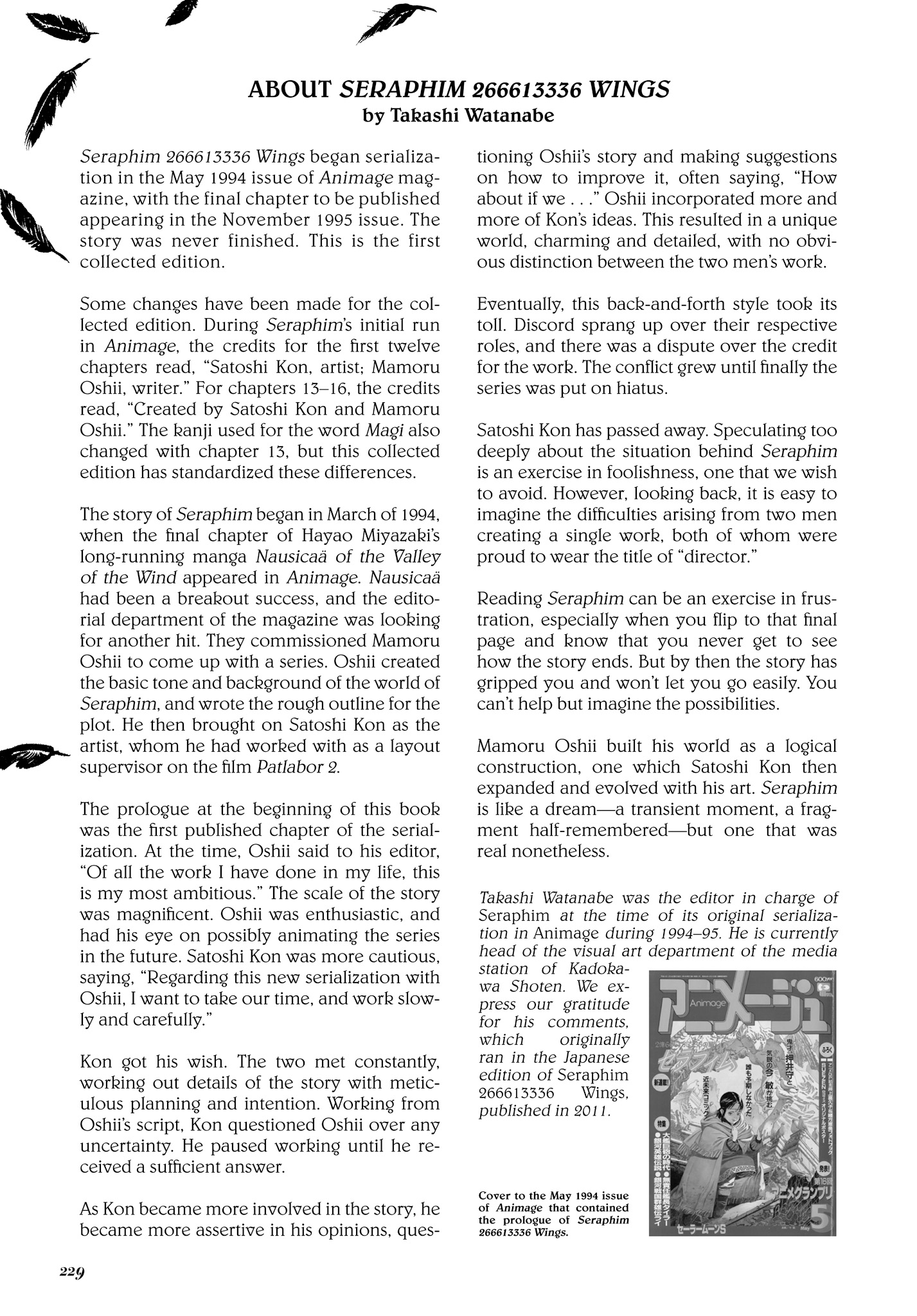 Read online Seraphim 266613336 Wings comic -  Issue # TPB - 227