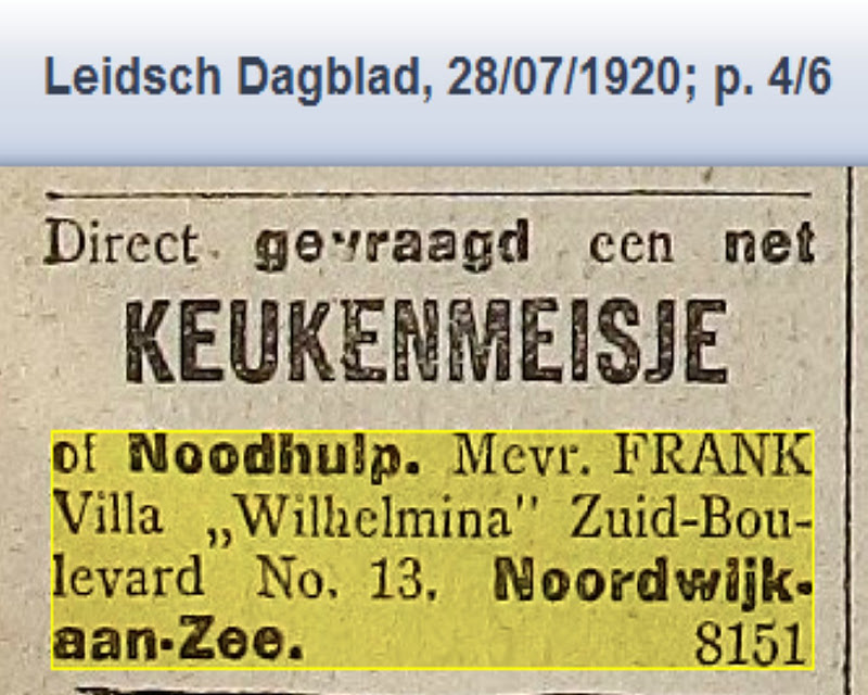 Noordwijkse Huizen Villa Wilhelmina