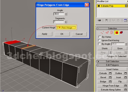3ds max hinge from edge