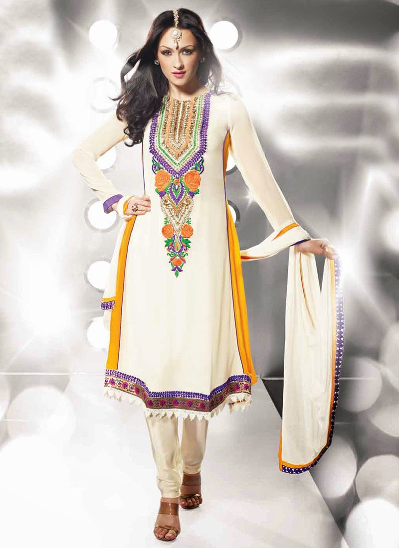 long churidar piece
