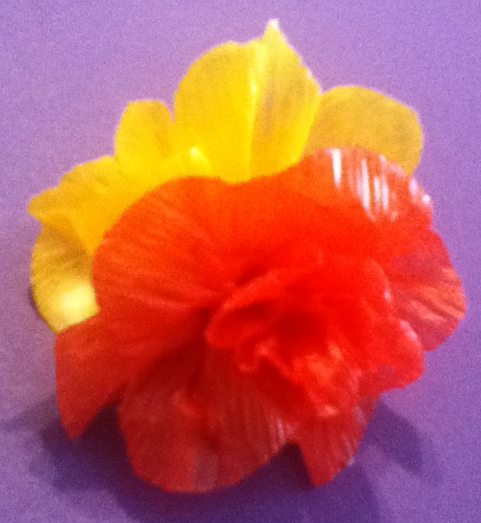 BitsyPieces 30 Days of Flowers Day 4 Wax Dipped Flowers