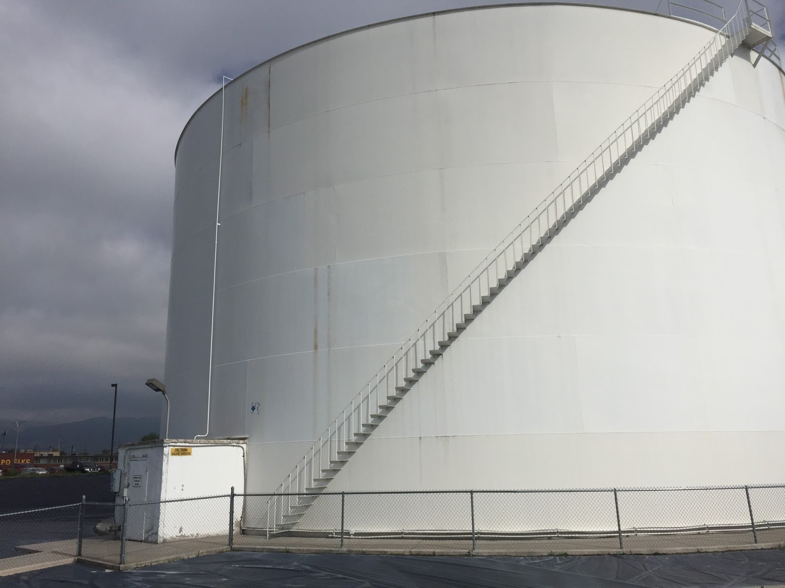 BASE Painters fuel storage tank painting