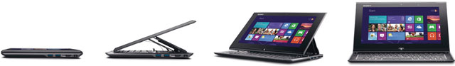 Sony VAIO Duo 11 Ultrabook - slide and touch