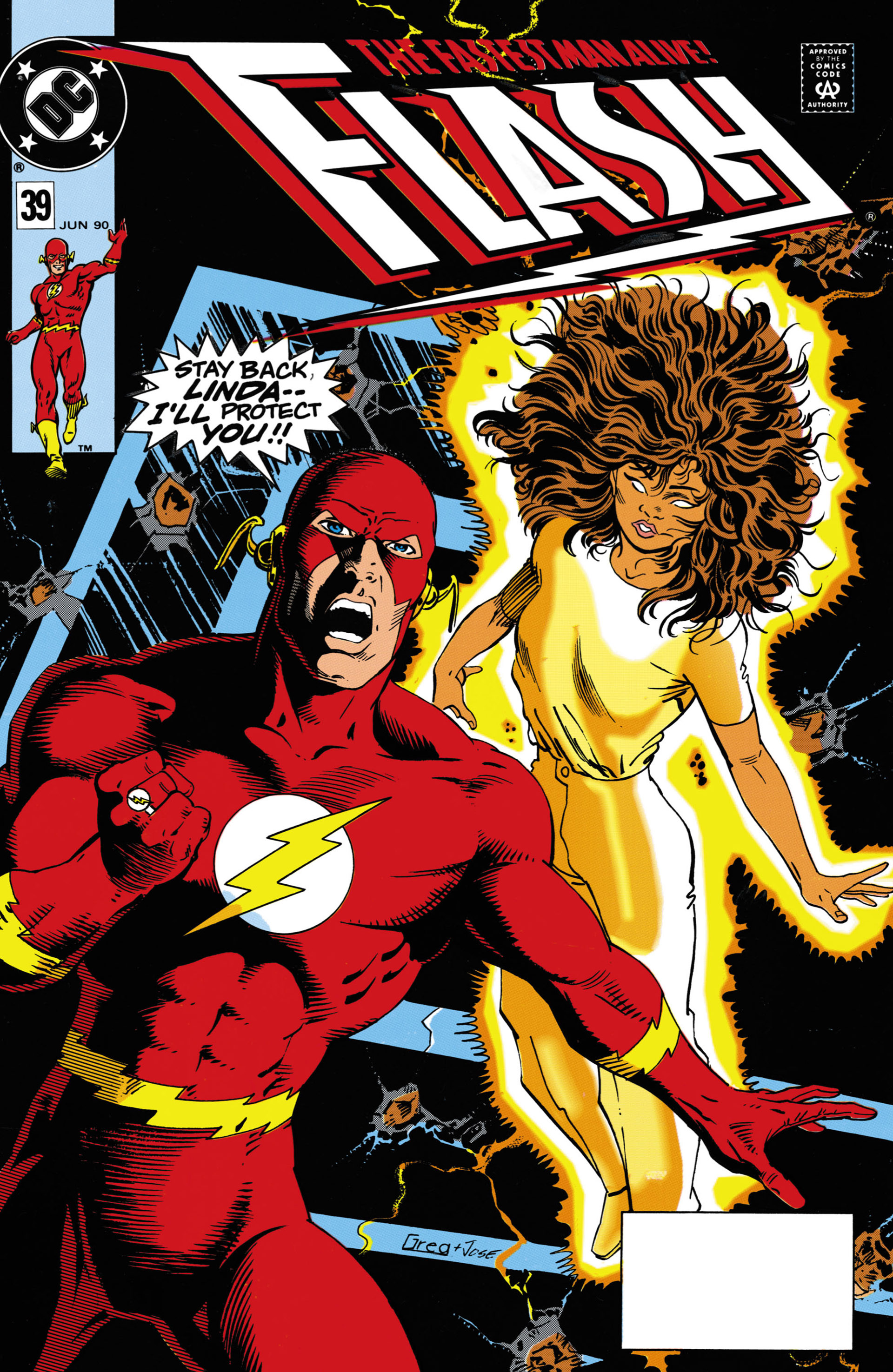Read online The Flash (1987) comic -  Issue #39 - 1