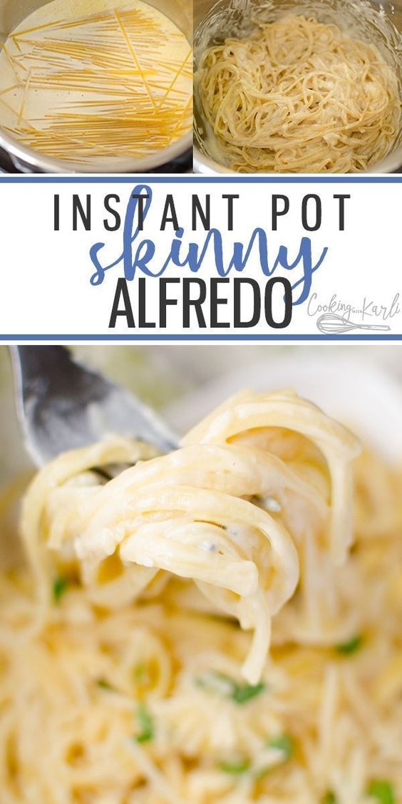 Instant Pot SKINNY Alfredo POTRECIPES