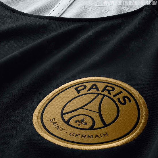 psg black and gold jersey