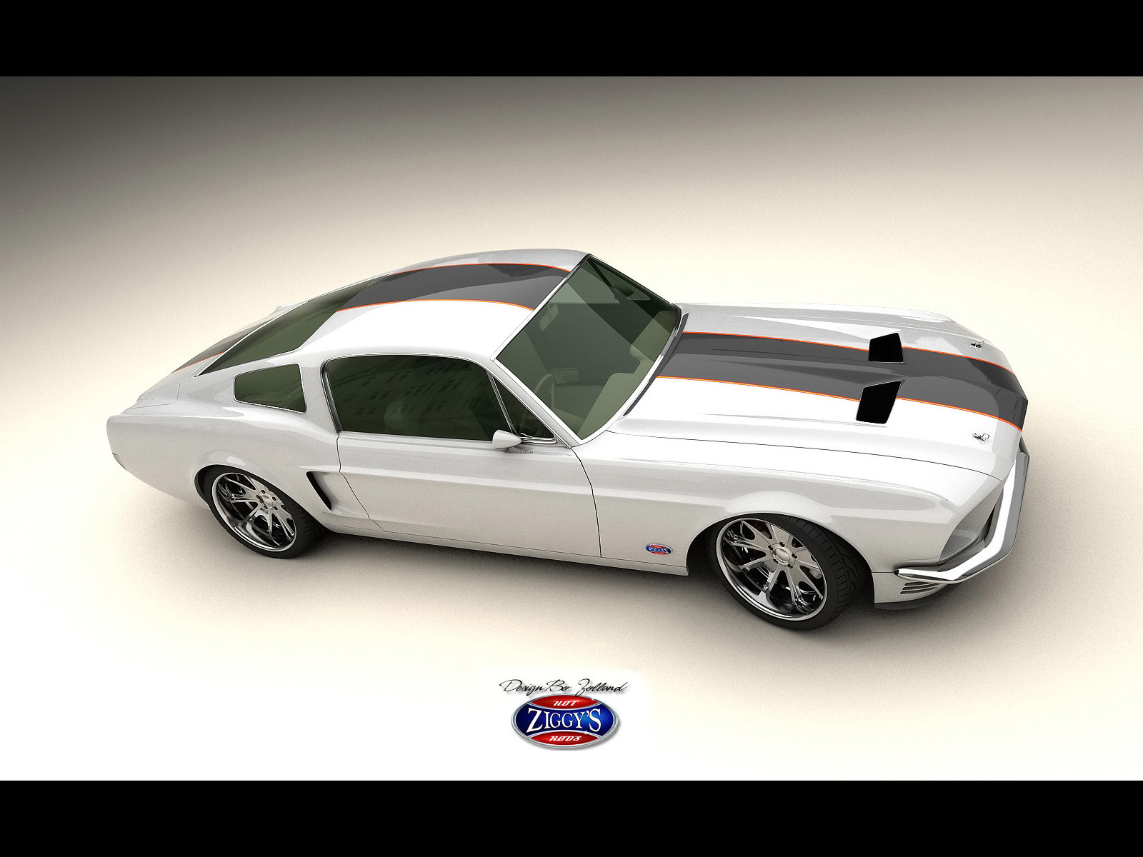 1968 Ford Mustang Fastback Vizualtech classic Klasik arabalar