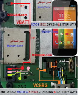Solução Motorola Moto G1 XT1032 XT1033 Não Carrega   Motorola Moto G XT1032 XT1033 Charging Solution Jumper Problem Ways Charging Not Supported