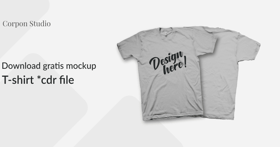Download Download Mockup T Shirt Cdr File Gratis Jago Desain