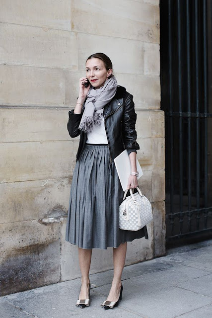 Fashion Inspiration - Must Have Grey Scarf by Cool Chic style Fashion 