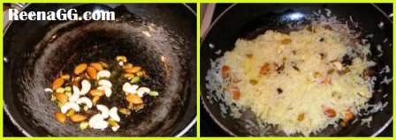 Sweet Pulao Recipe in Hindi step 2