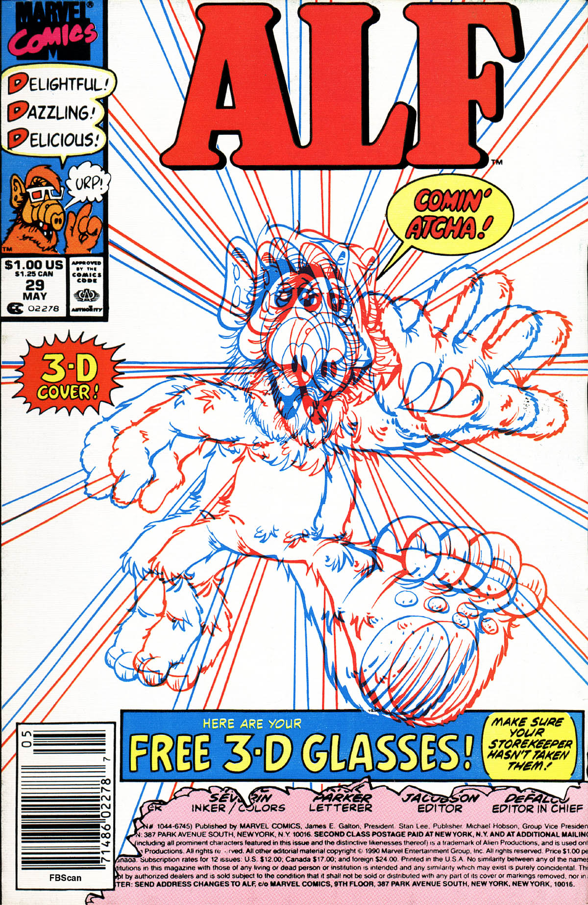 Read online ALF comic -  Issue #29 - 1