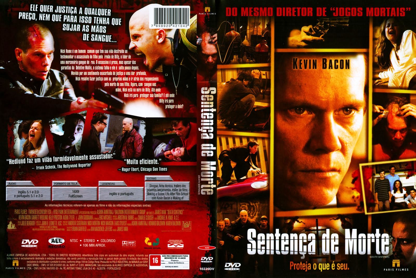 Capas Filmes Ação Sentença de Morte