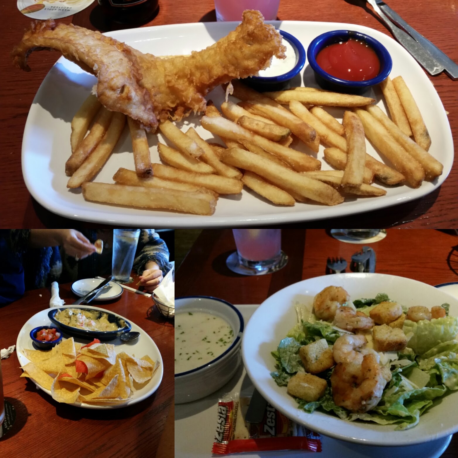 While You Are Dining Red Lobster for Fish and Chips...