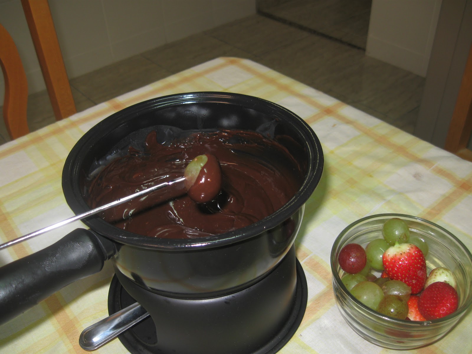 Pink Side [ESPAÇO GOURMET] Fondue de Chocolate