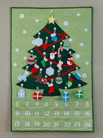 Quilted Advent Calendar and Felt Ornaments Pattern