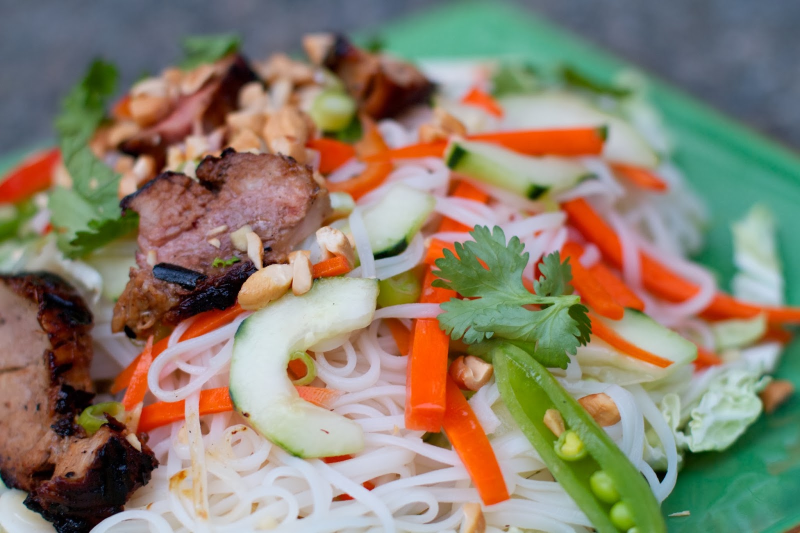 How to Make Vietnamese Rice Noodle Salad Asian Cooking Recipe Cuisine