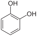 Struktur catechol (golongan polifenol)