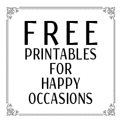Free printables