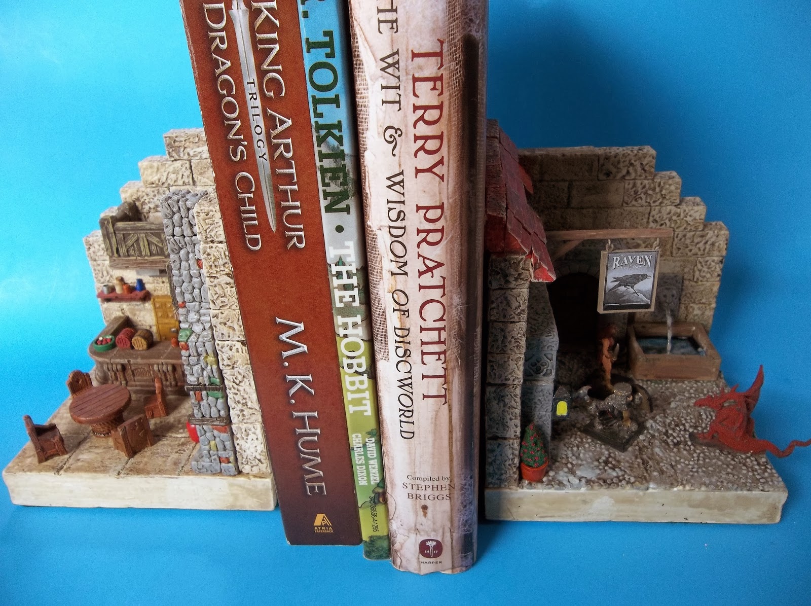 Smiling Assassin Productions Fantasy Inn bookends