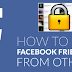 Hide Friend List On Facebook