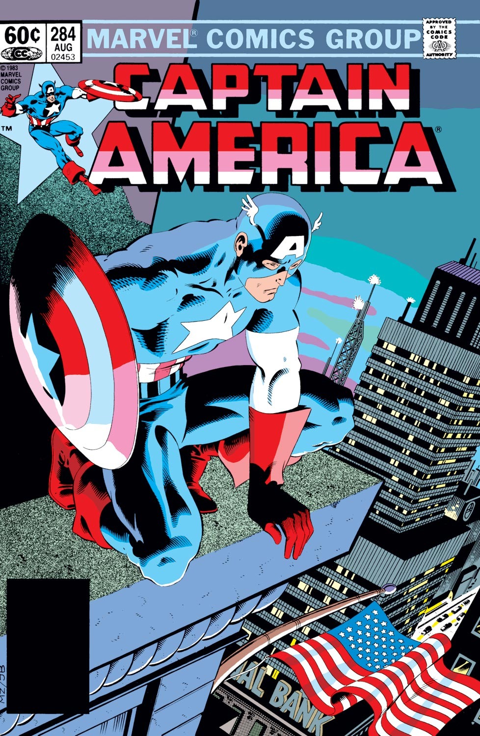 Read online Captain America (1968) comic -  Issue #284 - 1