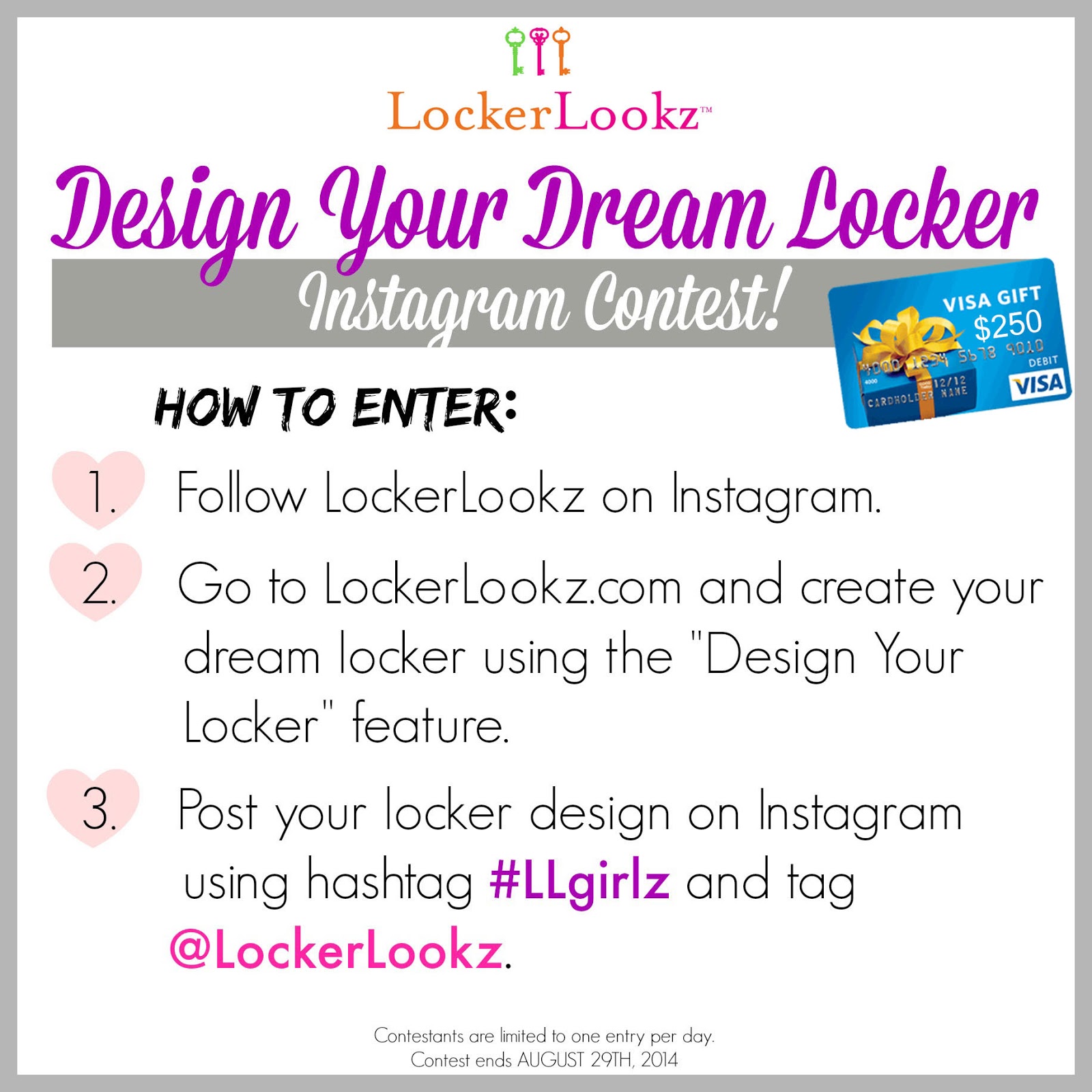 LockerLookz Instagram contest Design Your Dream Locker with LockerLookz at /