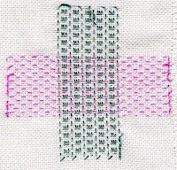 Creative Meanderings: Final Pattern Darning class
