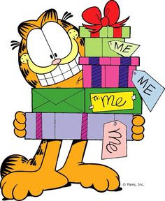 dibujos de Navidad de Garfield