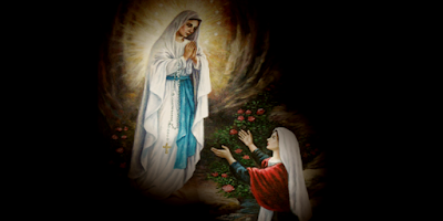imagem de Nossa Senhora de Lourdes