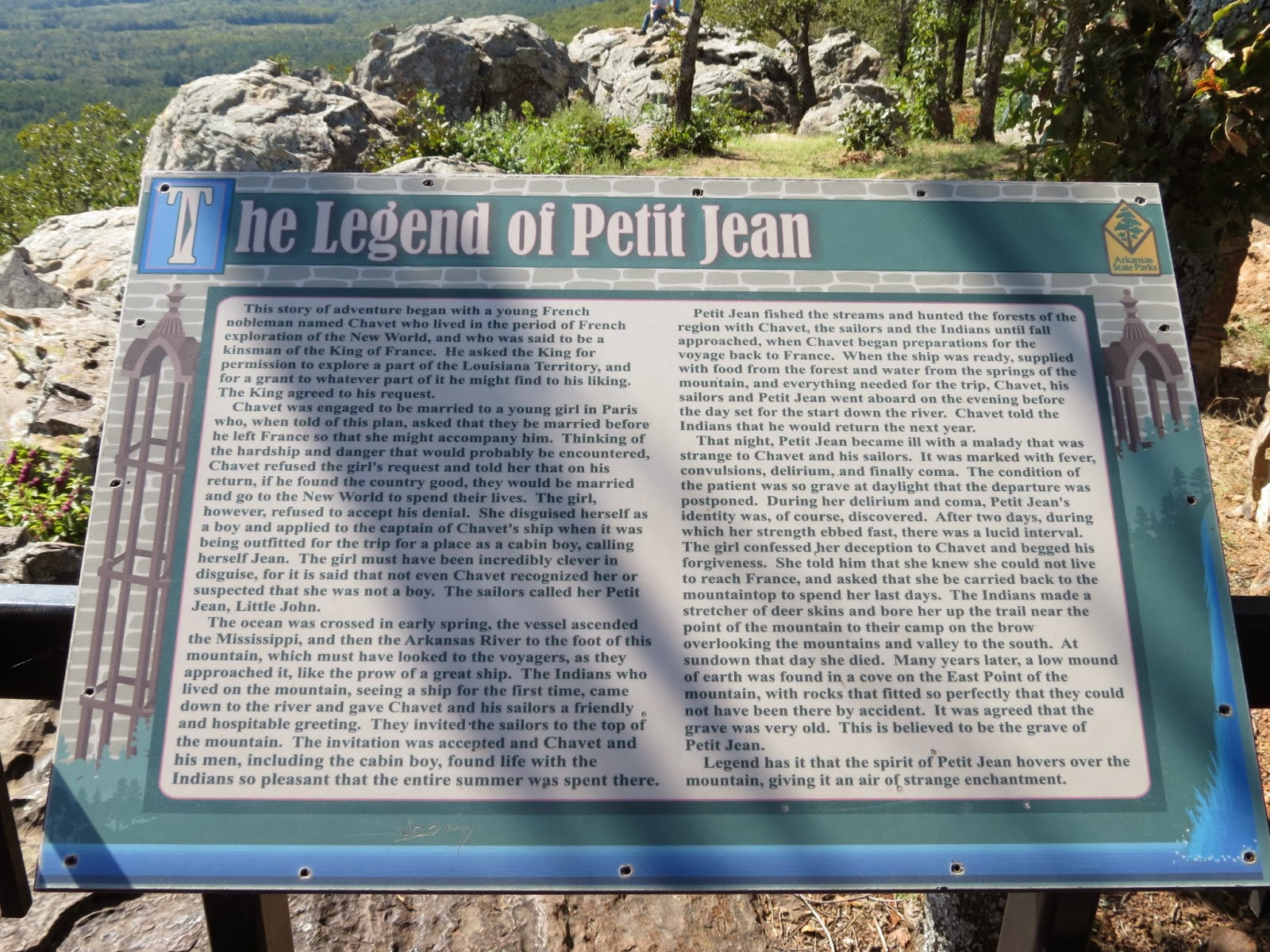 Homesteading Quest Adventure to Petit Jean Mountain