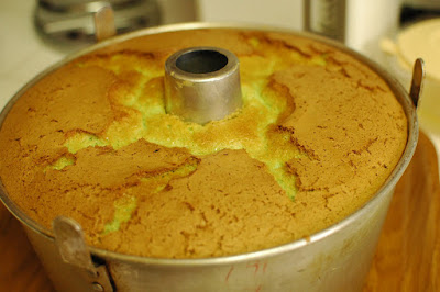 Baking Pandan Chiffon Cake