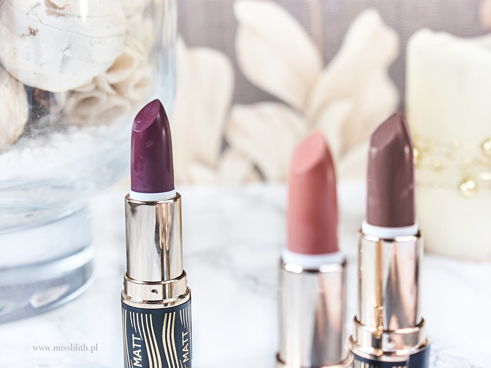 velvet matt lipstics eveline cosmetics blog opinie