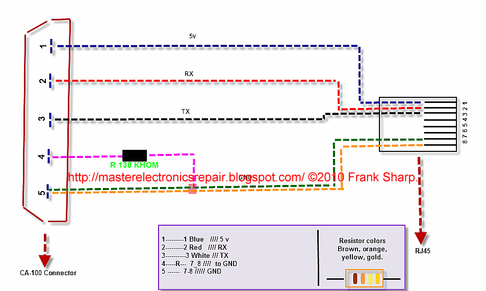 master electronics repair ca 101 micro usb to rj45