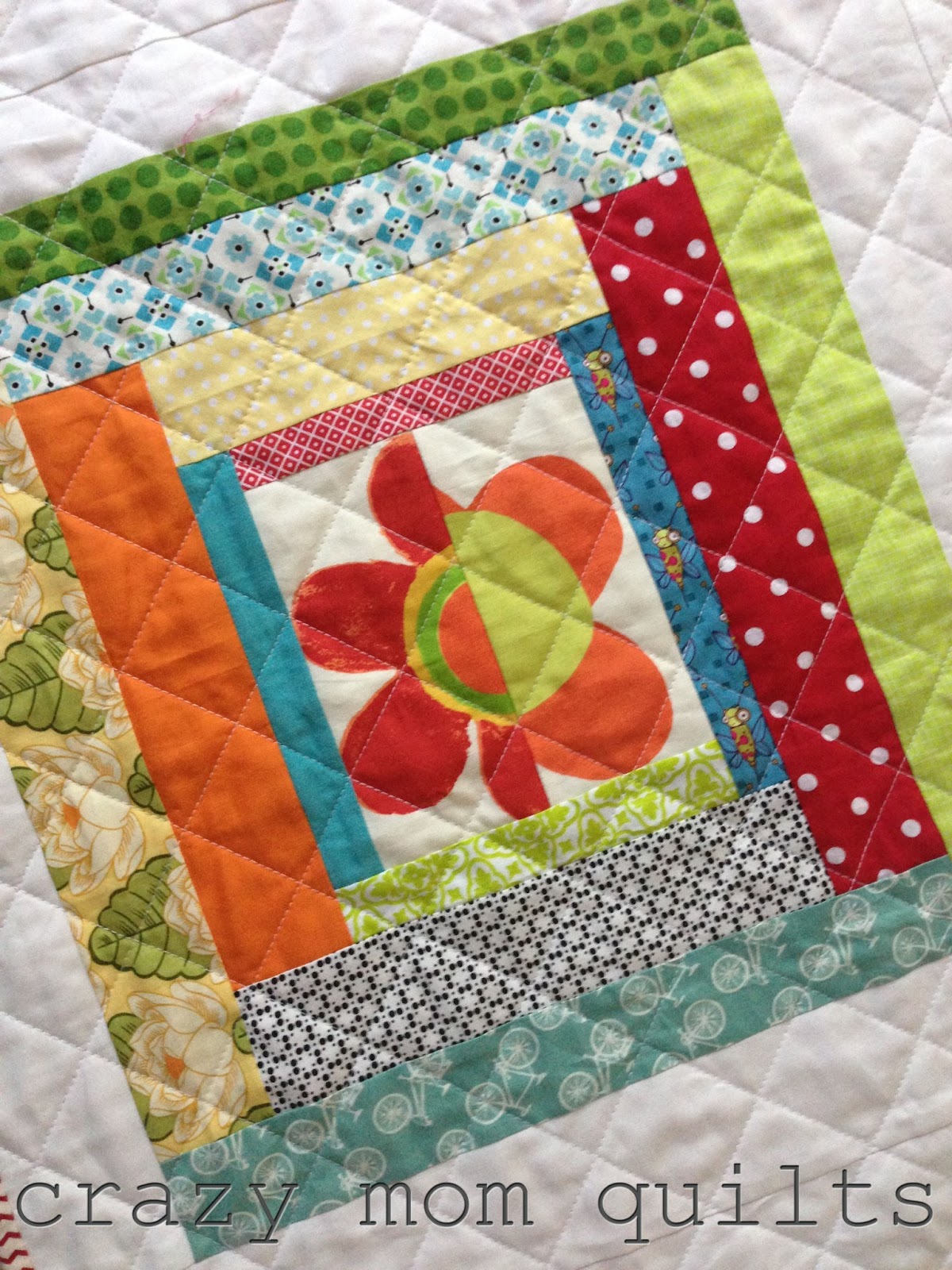crazy mom quilts wonky log cabin quilt