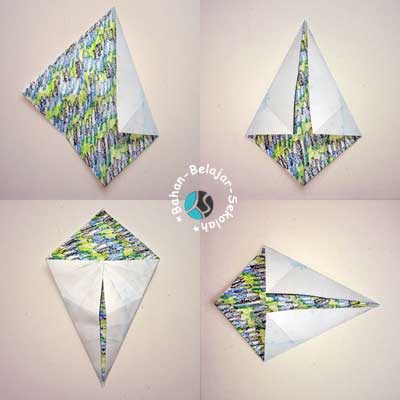 Cara Membuat Origami Burung Dari Kertas Bekas