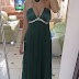 .: Vestido Longo de Festa Verde Esmeralda :.