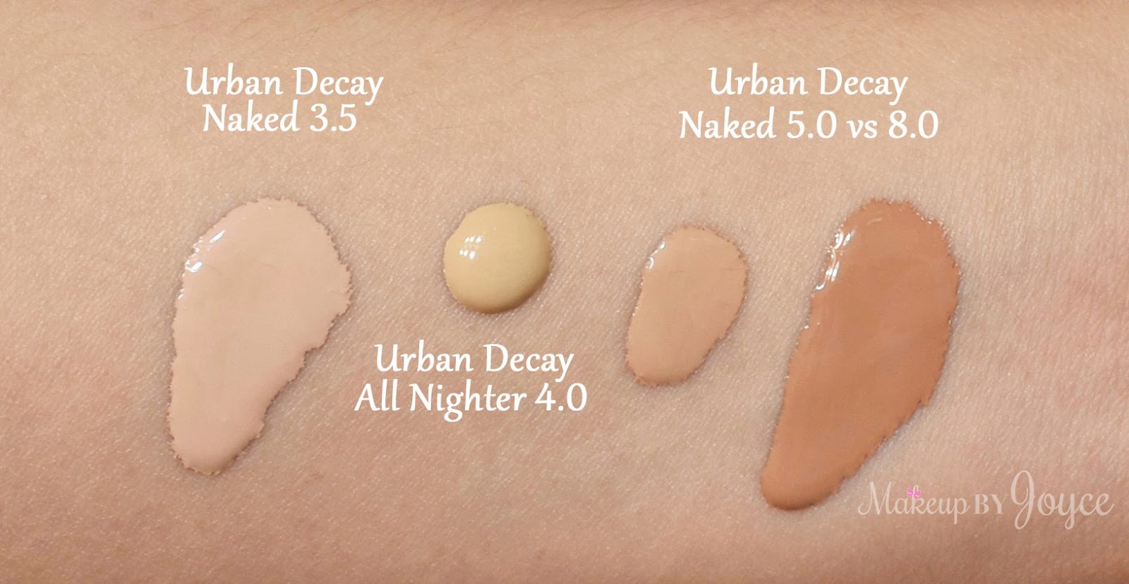 Review + Swatches: Urban Decay All Nighter Foundation, Makeup Setting Spr.....