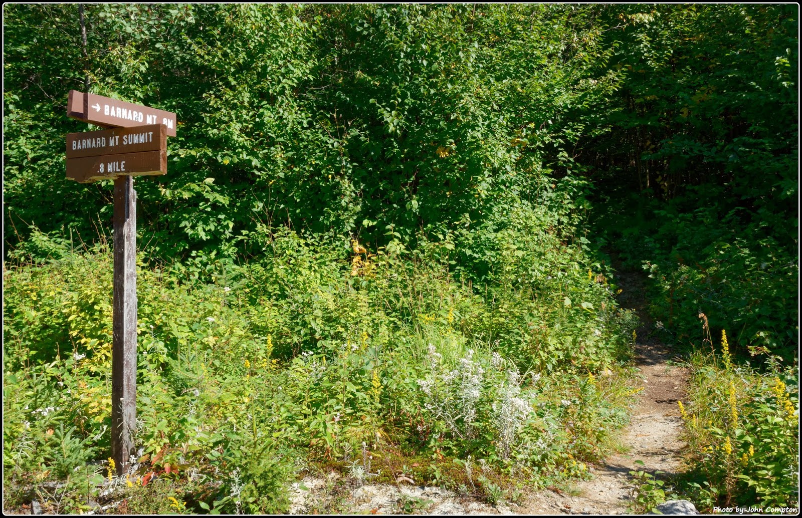 1HappyHiker Hike to Barnard Mountain at Eastern Edge of Maine’s Baxter