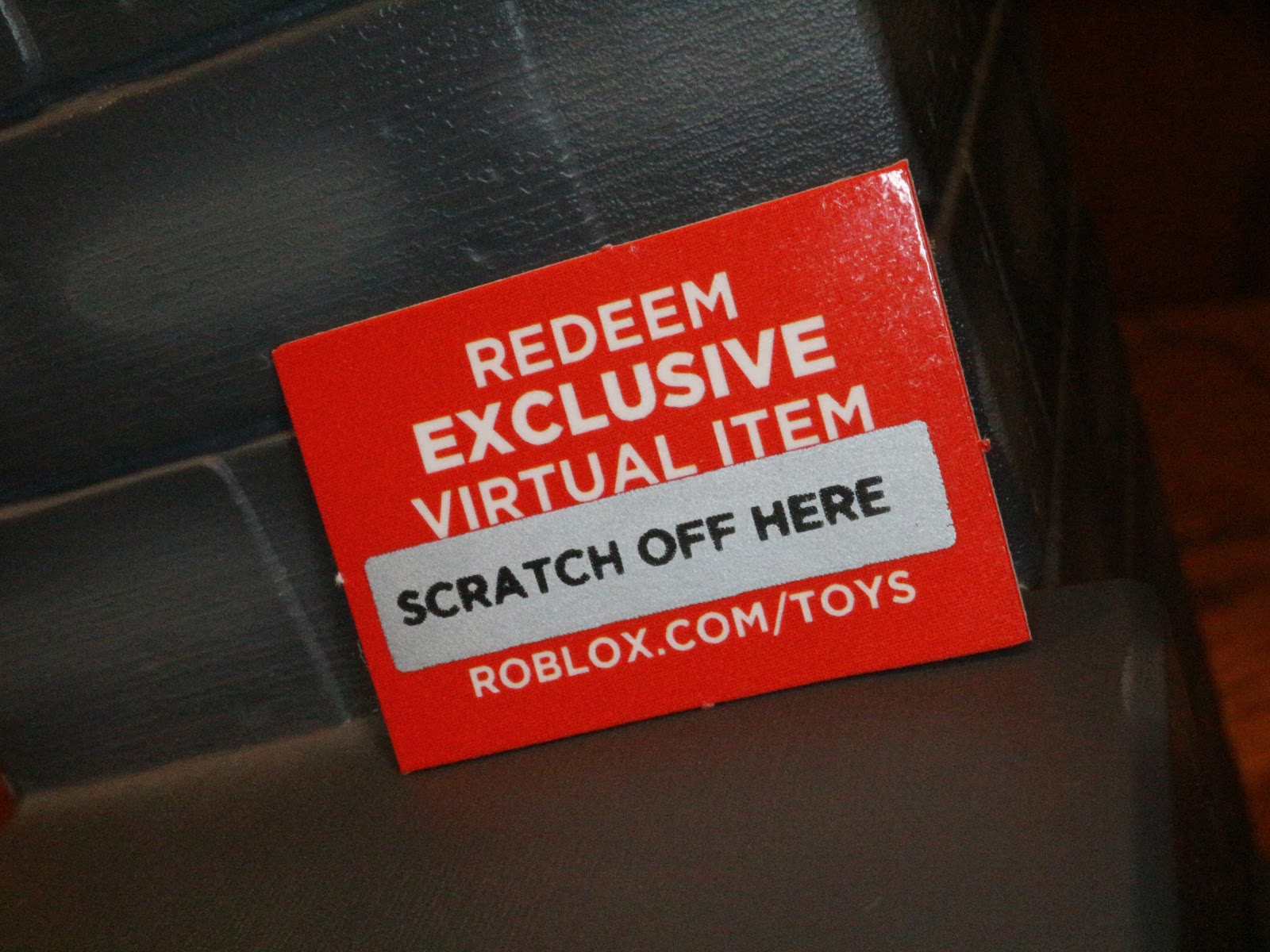 Roblox Sealed With Exclusive Virtual Item Lot Redeem Scratch Off