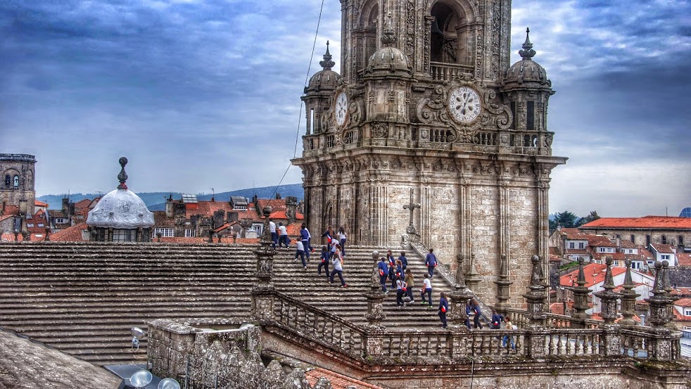 Tejados de la Catedral de Santiago de Compostela
