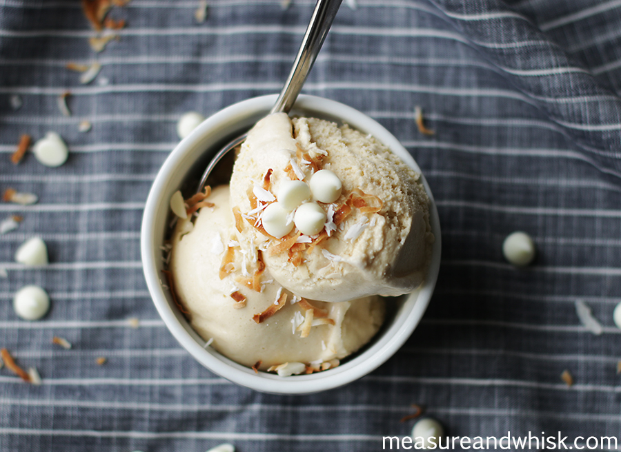 Sugar Free Salted Caramel Ice Cream Measure & Whisk Real food