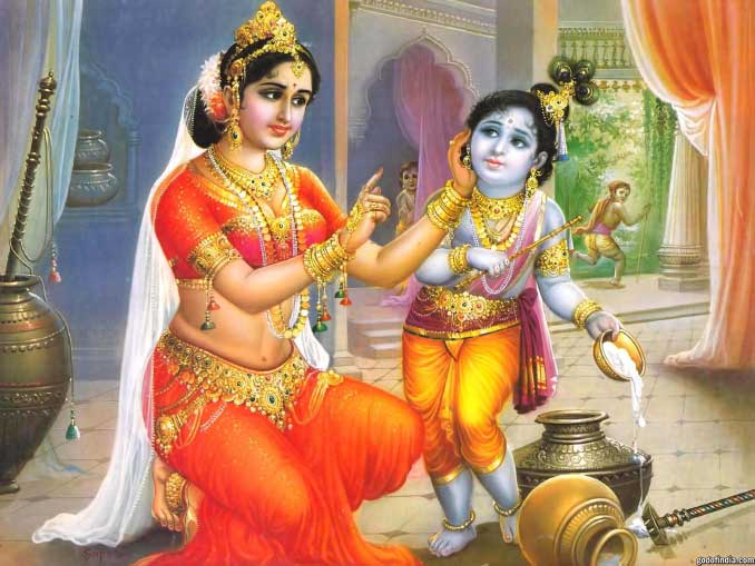 picture collection: krishna yashoda super hd wallpaper