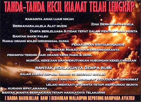 Tanda - Tanda  Kiamat | Hari Kiamat Sangat Dekat