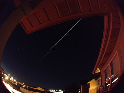 International Space Station with Slow Shutter Cam on iPhone