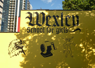 Wexley School for Girls – Yellow Wall and Alley Graffiti